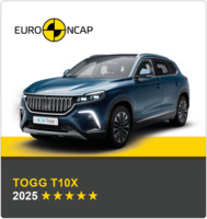 Crashtest:  Togg T10X &copy;ÖAMTC/Euro NCAP