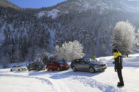 ÖAMTC Fahrtechnik bietet Schnee- & Eistrainings &copy;Konrad Lagger